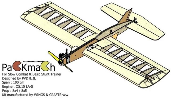 Packmach, Hobby en Vrije tijd, Modelbouw | Radiografisch | Vliegtuigen, Nieuw, Ophalen of Verzenden