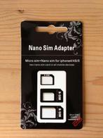 Nano Sim Micro Sim adapter, Nieuw, Ophalen of Verzenden
