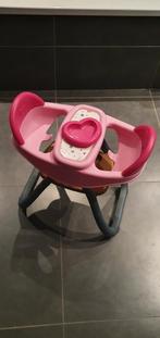 Smoby Baby Nurse roze eetstoel voor 2 poppenbaby's, Kinderen en Baby's, Ophalen, Zo goed als nieuw