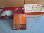 Fondue set compleet met borden en vorkjes, Ophalen, Zo goed als nieuw