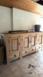 Houten dressoir kast, Antiek en Kunst, Ophalen