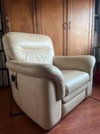 Ensemble de sièges en cuir en trois pièces, Maison & Meubles, Canapés | Salons, Enlèvement, Utilisé, Cuir