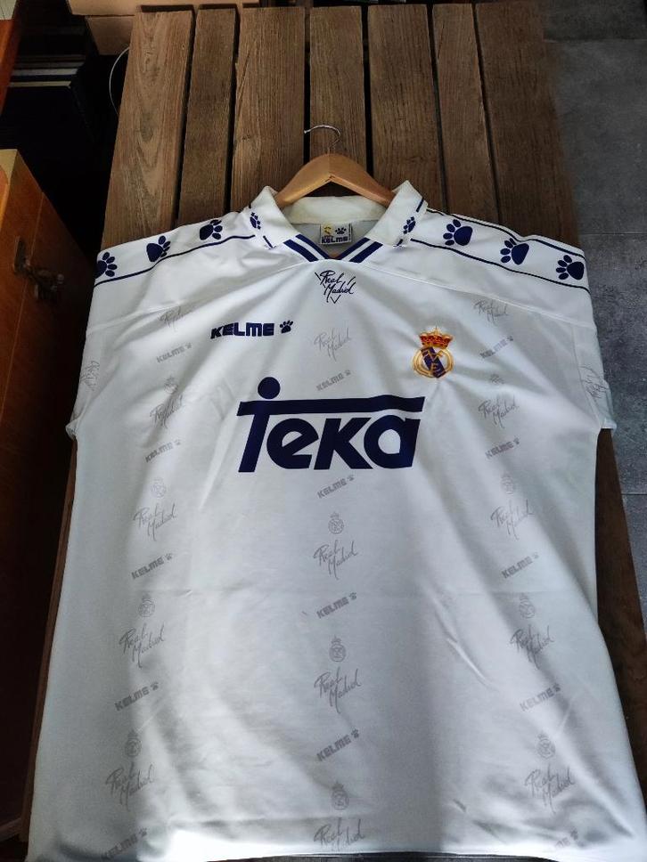 Maillot domicile du Real Madrid 1994-95 - XL, Collections, Articles de Sport & Football, Utilisé, Maillot, Enlèvement ou Envoi