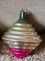 Antieke kerstbal Ajeko Tol groen roze 7 cm, Huis en Inrichting, Woonaccessoires | Vazen, Ophalen of Verzenden, Groen