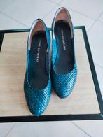 Schoenen.Blauw.Merk Pons Quintana.Maat 39.50, Ophalen of Verzenden, Zo goed als nieuw, Blauw