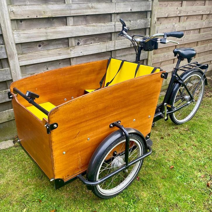 Bakfiets Te Koop, Vélos & Vélomoteurs, Vélos | Vélos avec bac, Comme neuf, Enlèvement