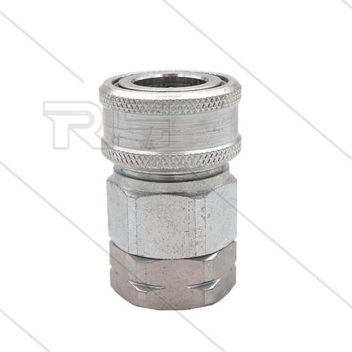 Stalen Snelkoppeling Met Klep 276 Bar 1/2 inch, Auto diversen, Overige Auto diversen, Verzenden