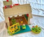Ecole Fisher-Price 1971 + figurines jouet vintage, Enlèvement, Comme neuf, Set de jeu, Sonore