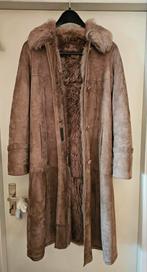 Uitzonderlijke lange jas van Toscaans lamsvlees, Testyler, Beige, Zo goed als nieuw, Ophalen