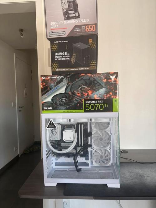 Rtx5070 ti  (ryzen 7 7800x3d ) nieuw!  Prijs vast, Computers en Software, Desktop Pc's, Nieuw, SSD, Gaming, Ophalen