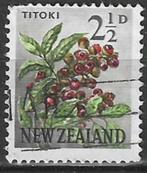 Nieuw Zeeland 1960/1967 - Yvert 386A - Titokiplant (ST), Postzegels en Munten, Postzegels | Oceanië, Verzenden, Gestempeld