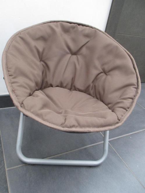 Inklapbare kinderstoel- Max. 30 kg- Geschikt voor Binnen, Maison & Meubles, Chaises, Comme neuf, Une, Synthétique, Métal, Brun