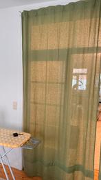 2 rideaux vert kaki, Enlèvement, Comme neuf