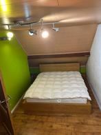 Bed 160x200, Brun, Enlèvement, Utilisé, Bois