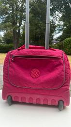 Kipling roze boekentas/trolley, Enlèvement ou Envoi, Comme neuf