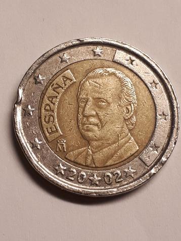 zeldzame 2 euromunt  Espana 2002