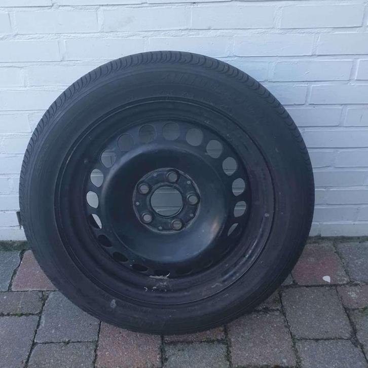 1 VW 16 inch stalen velg (5×112), Auto-onderdelen, Overige Auto-onderdelen, Audi, Seat, Volkswagen, Skoda, Gebruikt, Ophalen of Verzenden