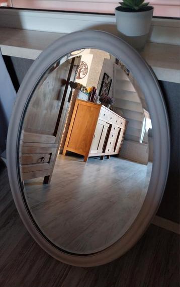 Ovale spiegel 90x60, Huis en Inrichting, Woonaccessoires | Spiegels, Ophalen, Zo goed als nieuw