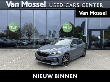 BMW 1-serie 118i A M-SPORT - PANO - HEAD UP - LEDER - SCHADO beschikbaar voor biedingen