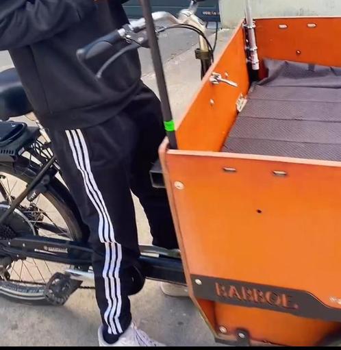 Babboe Max-E bakfiets voor 6 kinderen, Fietsen en Brommers, Fietsen | Bakfietsen, Zo goed als nieuw, Elektrisch, Ophalen