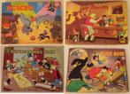 4 oude Multiprint stempeldozen - Walt Disney, Verzamelen, Ophalen of Verzenden, Donald Duck