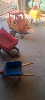 Buiten speelgoed, Ophalen