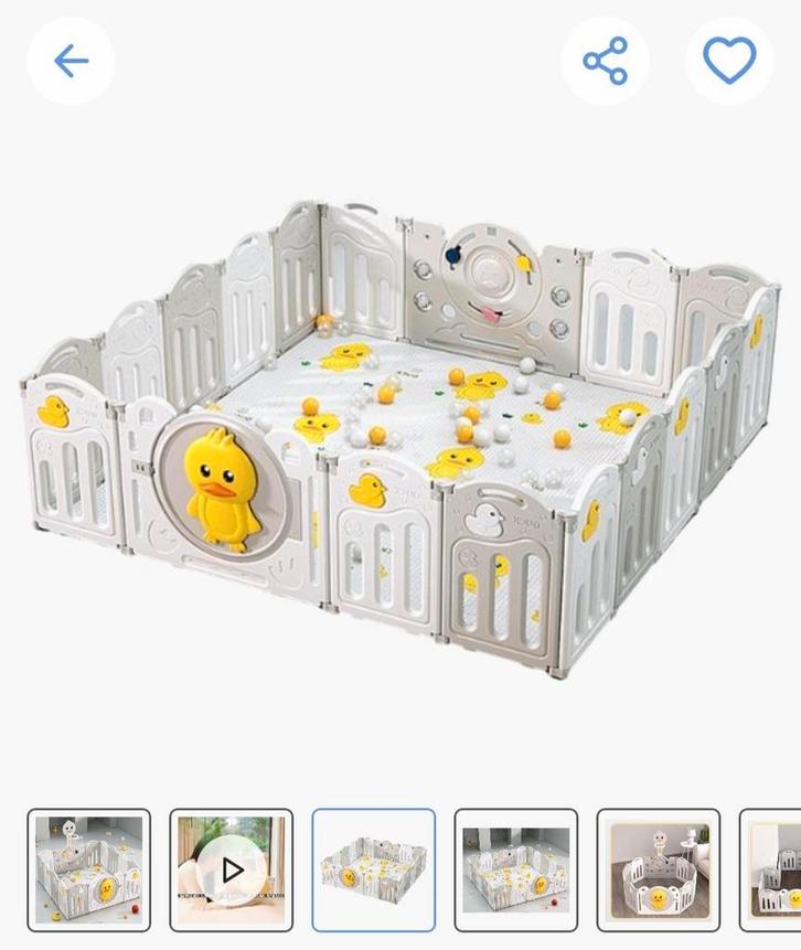 Grondbox, perfecte staat!, Kinderen en Baby's, Babyparken, Zo goed als nieuw, Ophalen