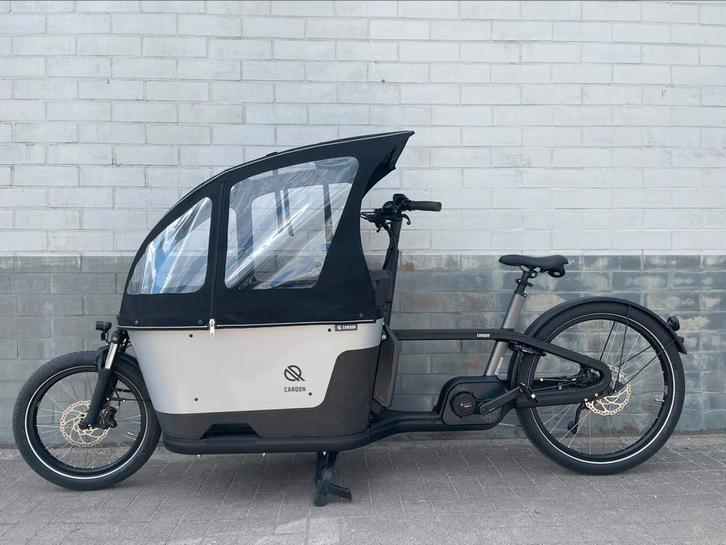 Elektrische Bakfiets Carqon NIEUW Bosch 500wh accu, Fietsen en Brommers, Fietsen | Bakfietsen, Nieuw, Overige merken, 2 kinderen