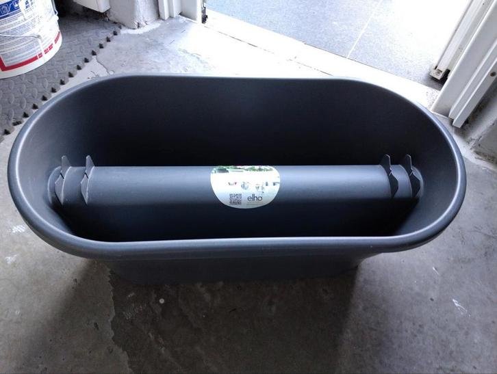 Bloembak balkon Elho, Tuin en Terras, Bloembakken en Plantenbakken, Gebruikt, Kunststof, Balkon, Overige vormen, Ophalen