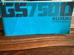 Suzuki Gs 750, Motoren, Handleidingen en Instructieboekjes, Ophalen of Verzenden, Suzuki