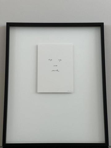 Kris Martin  "Eye Eye Nose" 2022   beschikbaar voor biedingen