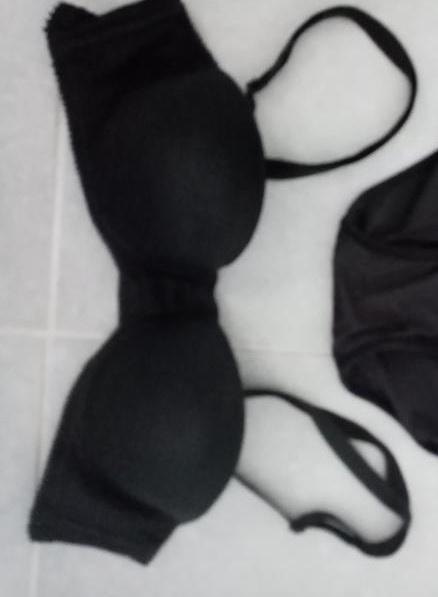 Dim : zwarte BH push-up BH 80B antislip strapless, Kleding | Dames, Ondergoed en Lingerie, BH, Zwart, Ophalen of Verzenden