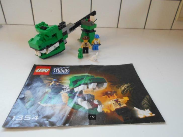lego 1354 studio Dino Head Attack, Kinderen en Baby's, Speelgoed | Duplo en Lego, Lego, Complete set, Ophalen of Verzenden