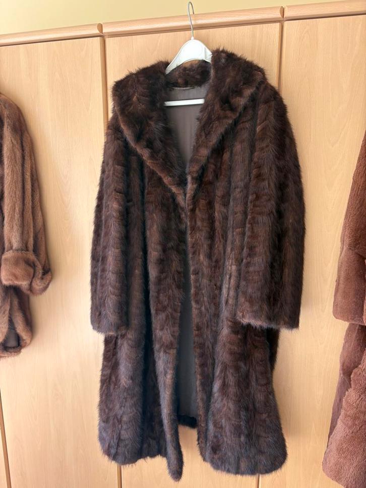 Manteaux en vison, Kleding | Dames, Jassen | Winter, Zo goed als nieuw, Bruin, Ophalen
