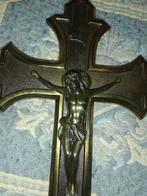 Cruxifix cuivre 35cm, Enlèvement ou Envoi