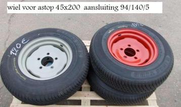 wiel voor astop 45x200 ideaal voor grondbreker / woeler / di beschikbaar voor biedingen