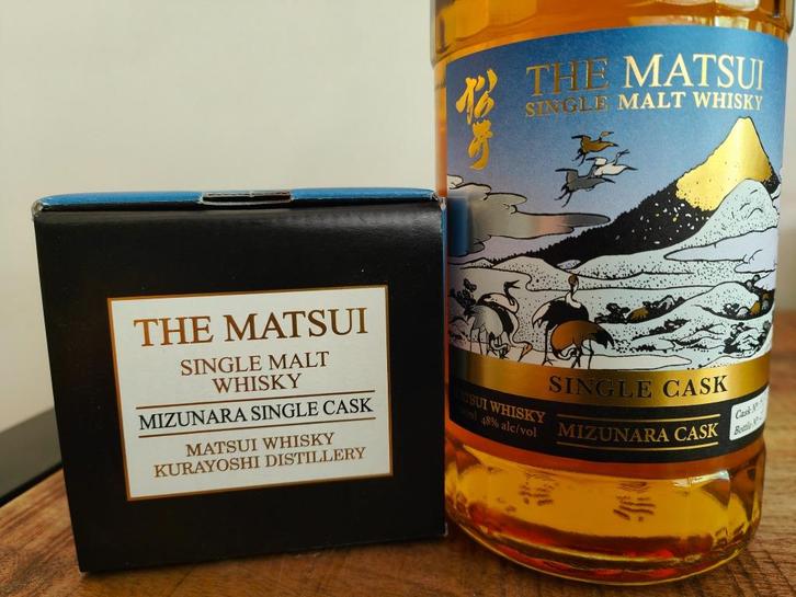 Le Matsui Mizunara Single Cask - Single Malt - Kurayoshi, Collections, Vins, Neuf, Autres types, Autres régions, Pleine, Enlèvement ou Envoi