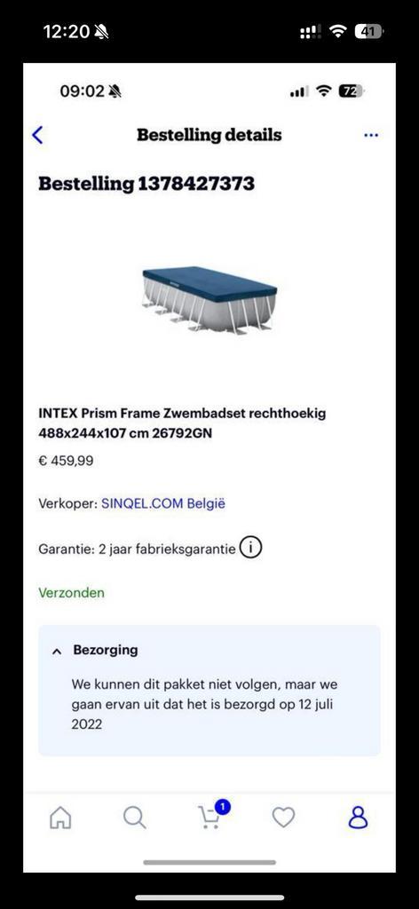 Zwembad intex 488x244x107cm met veel toebehoren!, Tuin en Terras, Zwembad-toebehoren, Zo goed als nieuw, Ophalen