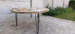 lounge tuintafel, Tuin en Terras, Tuintafels, Ophalen, Gebruikt, Rond, Hout