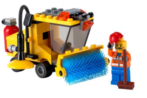 LEGO City Traffic 7242 Street Sweeper straatveger TOP!, Kinderen en Baby's, Speelgoed | Duplo en Lego, Zo goed als nieuw, Lego