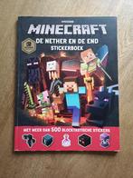 Minecraft - De Nether & de End Stickerboek, Ophalen of Verzenden, Nieuw, Fictie