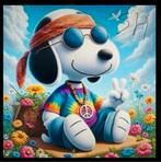 diamond painting snoopy zonnebril 55x55 vierkante steentjes, Hobby en Vrije tijd, Ophalen of Verzenden, Gebruikt, Knutselwerk