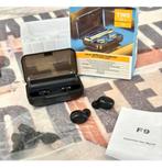 Écouteurs sans fil Bluetooth V5.0 F9 TWS cover + power bank, Enlèvement ou Envoi, Neuf, Intra-auriculaires (In-Ear), Bluetooth
