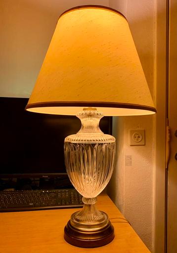 Vintage kristallen lamp (+slimme lamp) beschikbaar voor biedingen