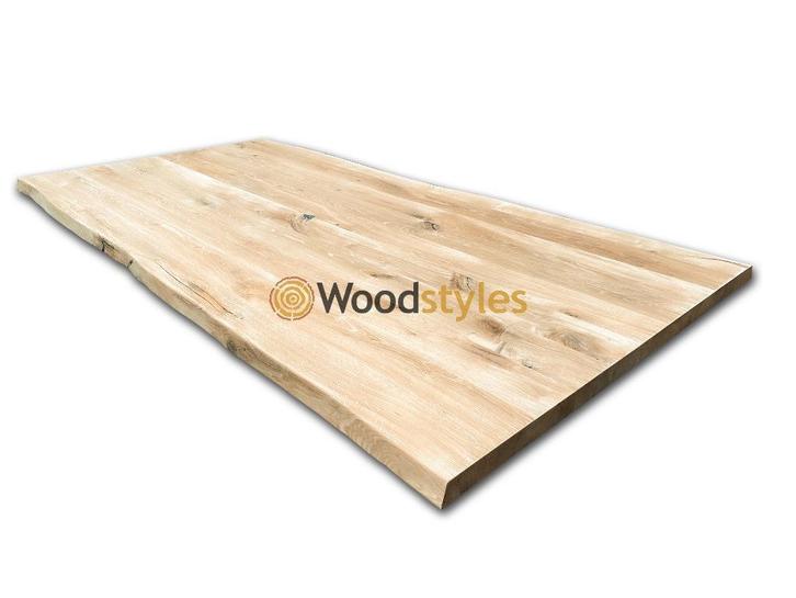 Tafel blad - Massief eiken met Boomkant - Bestel online, Huis en Inrichting, Tafels | Eettafels, Nieuw, 50 tot 100 cm, 200 cm of meer