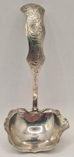 835 zilveren room/saus lepel 19de eeuws, Antiek en Kunst, Antiek | Bestek, Verzenden