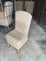 Lyod Loom rieten stoel + stoffen bekleding set van 8stoelen, Comme neuf, Enlèvement ou Envoi