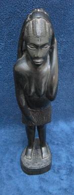 Hangekerfd ebbenhouten beeld 50ies, Enlèvement ou Envoi, Utilisé, Humain