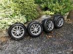 4 aluminium velgen gemonteerd op winterbanden, Auto-onderdelen, Banden en Velgen, Ophalen, 17 inch, Winterbanden, Band(en)