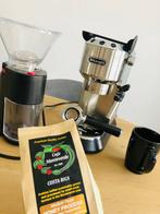 Delonghi koffiezet+ koffiemolen Bodum met gratis koffiebonen, Zo goed als nieuw, Ophalen